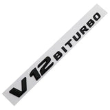 Mercedes Benz V12 BITURBO Logo ABS Car Sticker