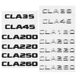 Mercedes Benz CLA35 CLA45 CLA180 CLA200 CLA220 CLA250 CLA260 Car Rear Sticker Emblem Badge Decal
