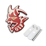 1PC Dodge Demon 170 Metal Car Front Grille Emblem Badge