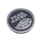 Jeep Trail Rated 4x4 Metal Car Rear Sticker Decal Auto Body Side Emblem Badge