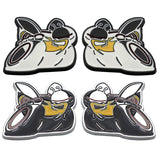 Dodge Bee Metal Car Rear Sticker Front Grille Emblem Badge Decal