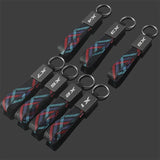 BMW X1 X2 X3 X4 X5 X6 X7 Metal Oxford Webbing Car Keychain Pendant Auto Key Chain Holder