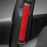 2pcs/set Infiniti Suede Car Safety Belt Pads Shoulder Covers