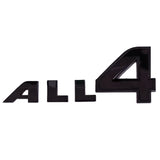 ABS Car Emblem Sticker ALL 4 Letter Badge ALL4 Decal for MINI COOPER JCW R60 R61 F60 Cooper S Countryman Paceman Accessories