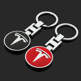 Tesla Metal Car Keychain Keyring