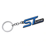 Ford ST Line Logo Metal Car Keychain Keyring