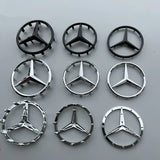 52/58mm ABS Car Steering Wheel Emblem with Pins for Mercedes Benz W166 W212 W213 W246 W176 W177 W205 C180 C63 W167