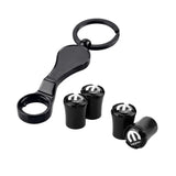 4pcs/set Chrysler Mopar Logo Car Air Valve Stem Caps Auto Tyre Valve Covers with Wrench