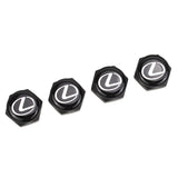 4pcs/set Lexus Logo Stainless Steel Car License Plate Bolts