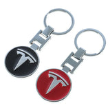 Tesla Metal Car Keychain Keyring