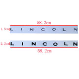 Lincoln Logo ABS Letter Car Rear Sticker Emblem Badge Decal