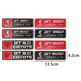 Ford GT350 GT500 Shelby Aluminum Alloy Car Sticker Nameplate Emblem Badge Decal
