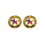 2PCS Jeep Lone Star Metal Car Rear Sticker Body Side Emblem Badge