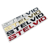 Alfa Romeo STELVIO Logo Metal Car Rear Sticker Decal Emblem Badge