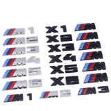 BMW M1 M2 M3 M4 M5 M6 ABS Car Rear Sticker Emblem Badge Decal