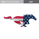 Ford Mustang Logo Metal Car Rear Sticker Decal Auto Body Fender Side Emblem Badge