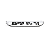 Mercedes Benz STRONGER THAN TIME Prime Edition ABS Car Rear Emblem Sticker