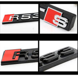 Audi SQ3 SQ5 SQ7 SQ8 RSQ3 RSQ5 RSQ7 TTS TTRS ABS Car Front Grille Emblem Badge