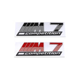 BMW M1 M2 M4 M3 M5 M6 M7 M8 Competition  Car Front Grille Emblem Rear Stickers