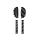Carbon Fiber Car Inner Door Handle Cover Protective Stickers for Mini Cooper