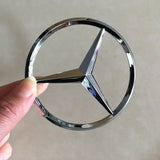 8CM 9CM 10CM 10.5CM Car Rear Middle Badge Emblem Sticker for Mercedes Benz W203 W211 W204 W210 W124 W212