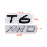 Volvo AWD T5 T6 Logo Metal Car Rear Sticker Emblem Badge Decal