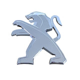 7.7x8.1cm Peugeot Lion Logo ABS Car Front Sticker Decal Trunk Emblem Badge