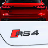 Car Rear Trunk Emblem Sticker Decals for Audi S3 S4 S5 S6 S7 RS3 RS4 RS5 RS6 RS7 SQ3 SQ5 SQ7 SQ8