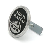 Jeep Trail Rated 4x4 Metal Car Rear Sticker Body Side Decal Auto Front Grille Emblem Badge