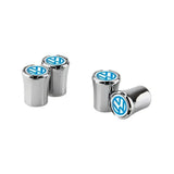 4pcs/set Volkswagen VW Logo Car Air Valve Stem Caps Auto Tyre Valve Covers