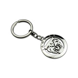 Jaguar Head Logo Metal Car Key Rings Keychain Pendant