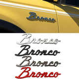 Ford Bronco Logo ABS Car Rear Sticker Auto Body Emblem Badge Decal