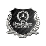 Mercedes Benz Metal Carbon Fiber Car Rear Sticker Shield Trunk Emblem Badge Decal