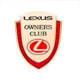 Lexus Metal Shield Car Rear Sticker Auto Window Emblem Badge Decal