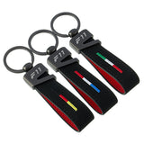 BMW F11 Logo Suede Car Keyring Pendant Key Ring Keychain