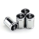 4pcs Lincoln Logo Car Tire Valve Caps