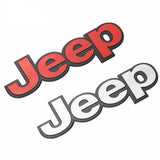Jeep 4x4 4WD Logo Metal Car Rear Sticker Decal Auto Body Fender Side Emblem Badge