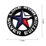 Jeep Lone Star Metal Car Front Grille Emblem Badge Auto Rear Sticker Decal