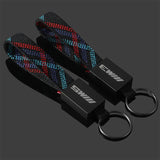 BMW M3 M5 Oxford Webbing Metal Car Keychain Pendant