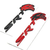 Dodge SRT Car Rear Sticker Auto Side Emblem Badge Decal