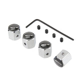 4pcs/set Mercedes Benz AMG Anti-Theft Car Air Valve Stem Cap Auto Tyre Valve Covers