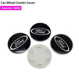 4pcs/set 54/55/59/66/68mm Ford RS Car Wheel Center Hub Caps Hub Covers
