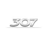 Peugeot 206 207 208 301 307 308 Metal Car Rear Sticker Trunk Letter Emblem Badge Decal