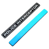 Dodge Police Interceptor Logo ABS Car Rear Sticker Trunk Emblem Badge Decal
