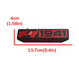 Jeep 1941 Metal Car Body Fender Side Sticker Decal Auto Rear Emblem Badge