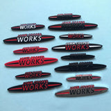 Car Rear Badge Sticker Side Fender 3D Emblem Accessories for John Cooper Works R50 R52 R53 R55 R56 F54 F55 F56 F60