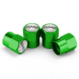 4PCS Mercedes Benz AMG Car Tire Valve Covers Caps