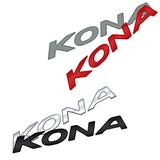 Hyundai KONA Metal Car Rear Sticker Trunk Emblem Badge Decal