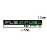 Ford FLEXFUEL Metal Car Rear Sticker Auto Body Side Fender Emblem Badge Decal