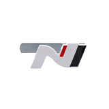 Hyundai N Logo Metal Car Front Hood Grille Emblem Badge Decal